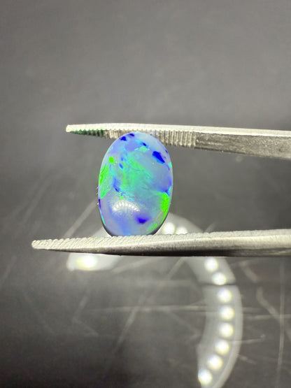 2.5CT NATURAL SOLID BLACK OPAL