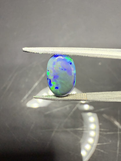 2.5CT NATURAL SOLID BLACK OPAL