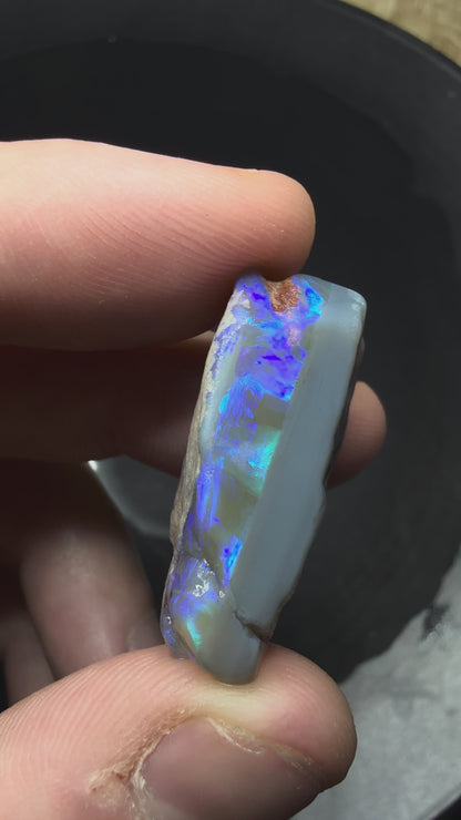 45.80ct Grey Opal Rough Seam